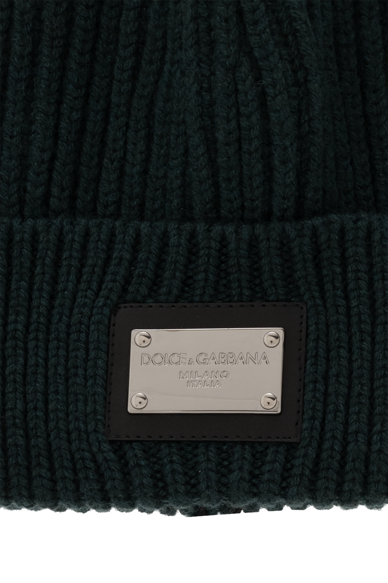 Dolce Gabbana Beanie with logo patch Men s Accessories Vitkac